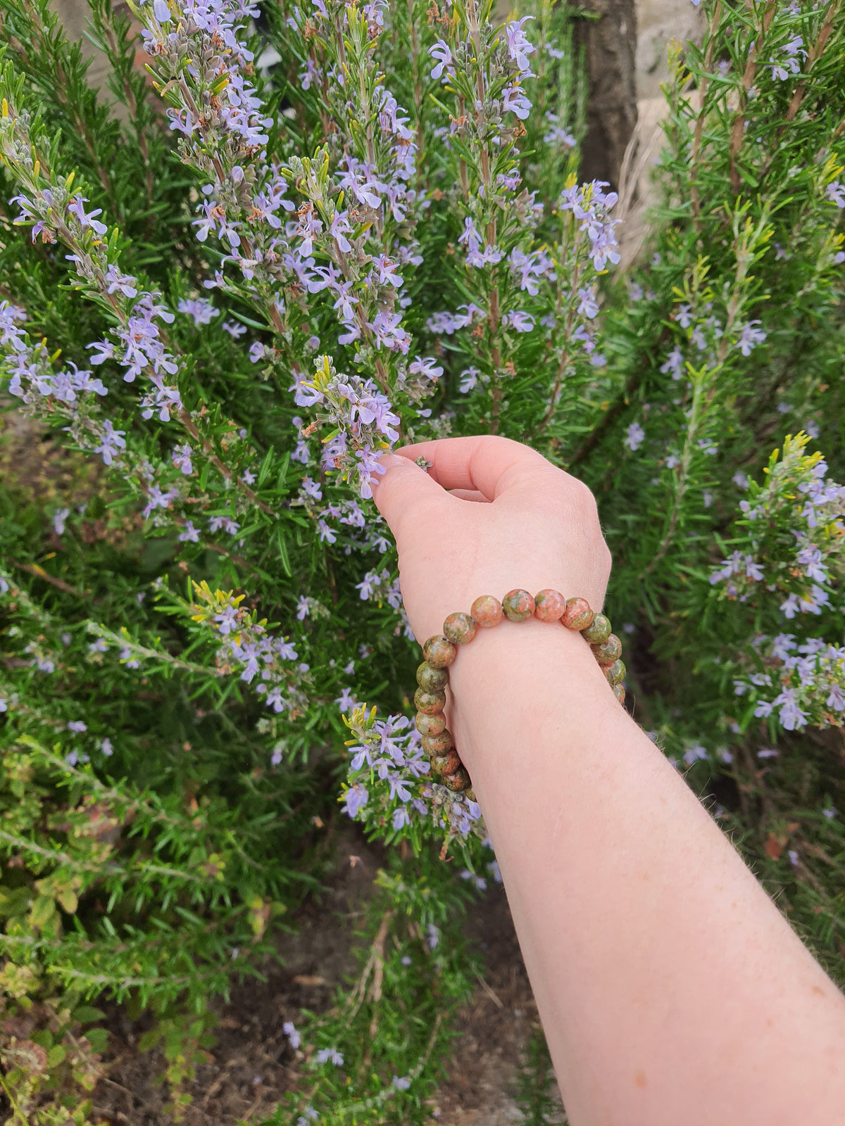 Bracelet en Jaspe Vert