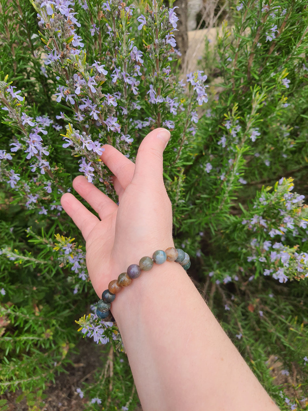 Bracelet en Agate Mousse