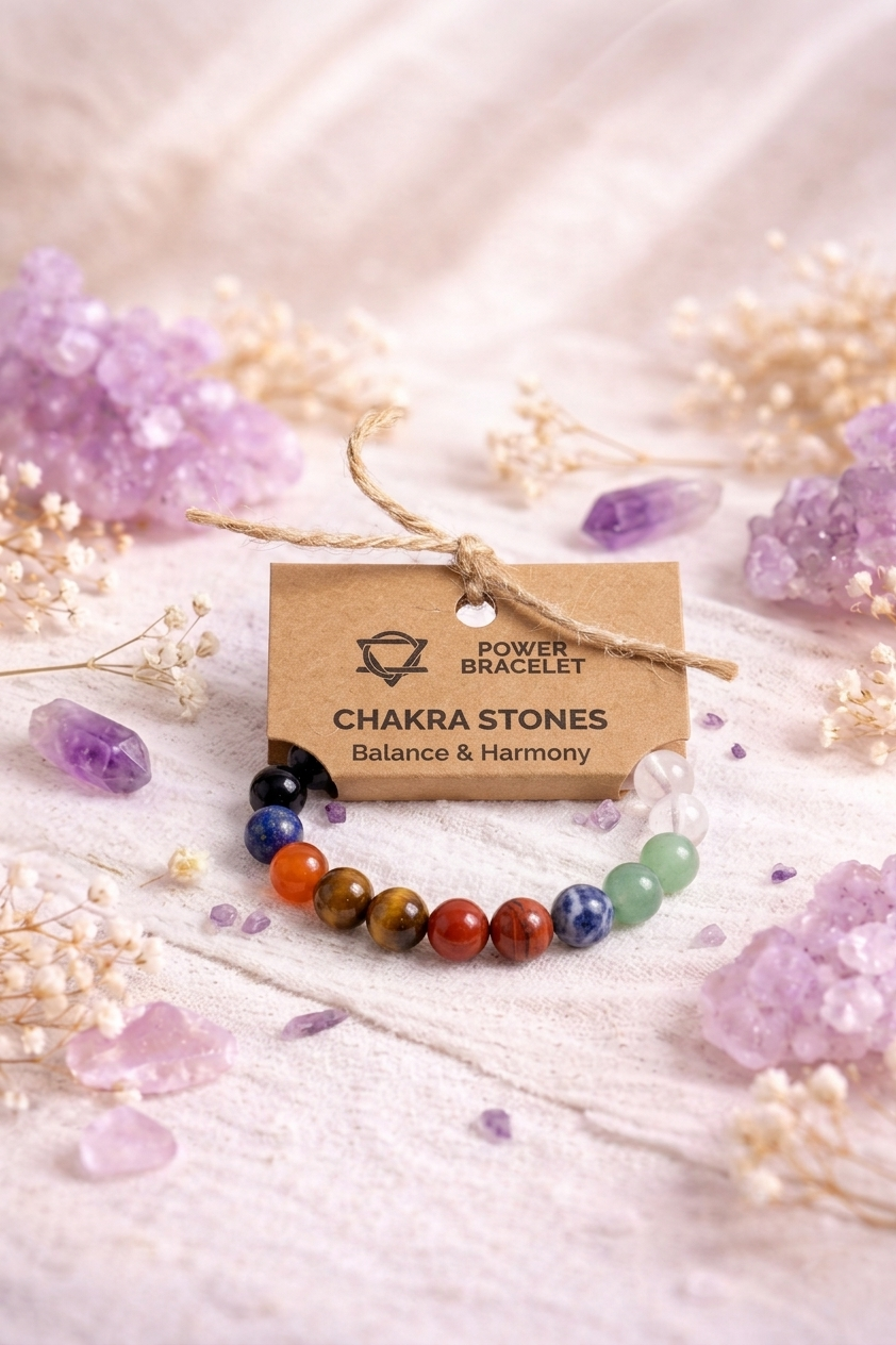Bracelet Équilibre des 7 Chakras