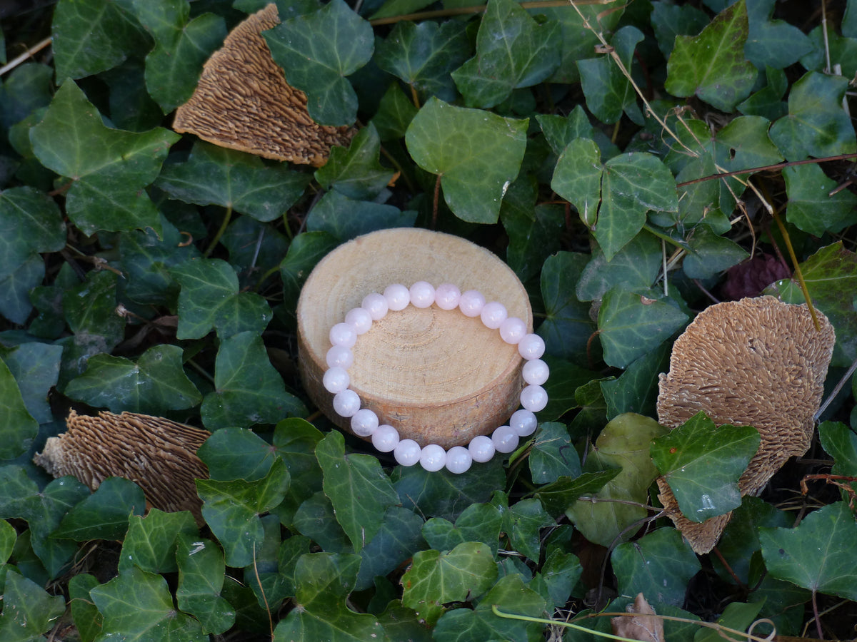 Bracelet Tendresse en Quartz Rose
