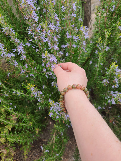 Bracelet en Jaspe Vert