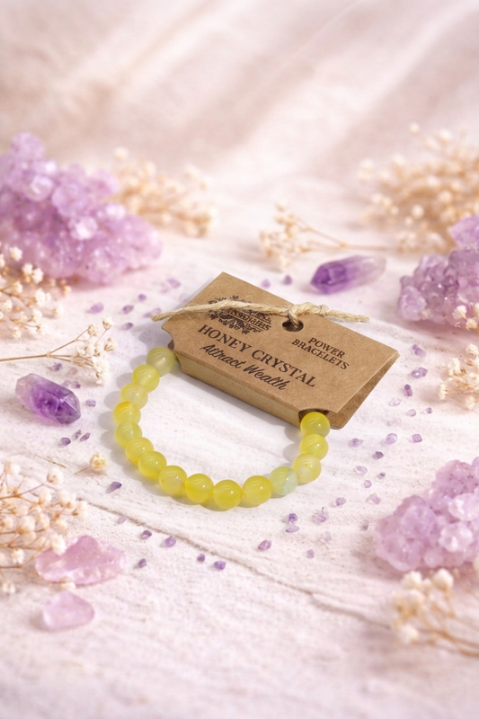 Bracelet Rayonnement en Cristal de Miel