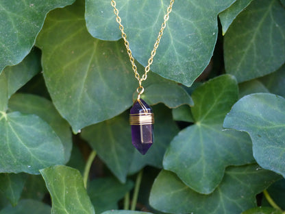 Pendentif en Améthyste - Le Songe du Crépuscule