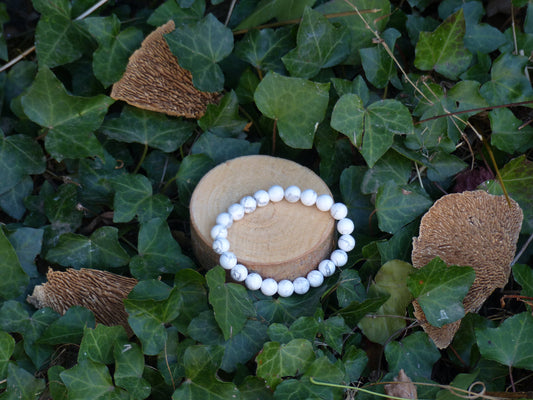 Bracelet Pureté en Jaspe Blanc
