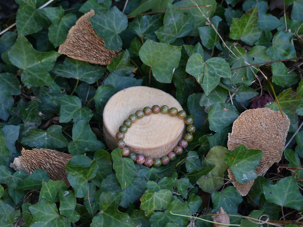 Bracelet en Jaspe Vert